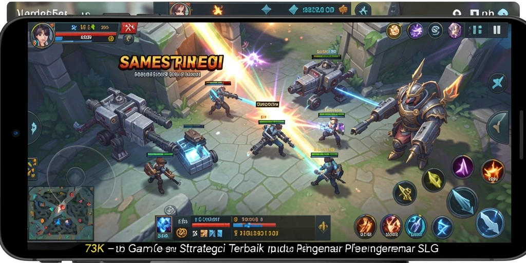 Tangkapan layar menunjukkan gameplay seru dalam membangun kerajaan SLG.