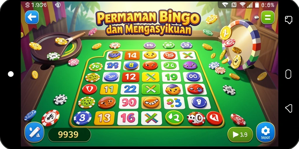 Tampilan gameplay seru dari game Bingo 9939.