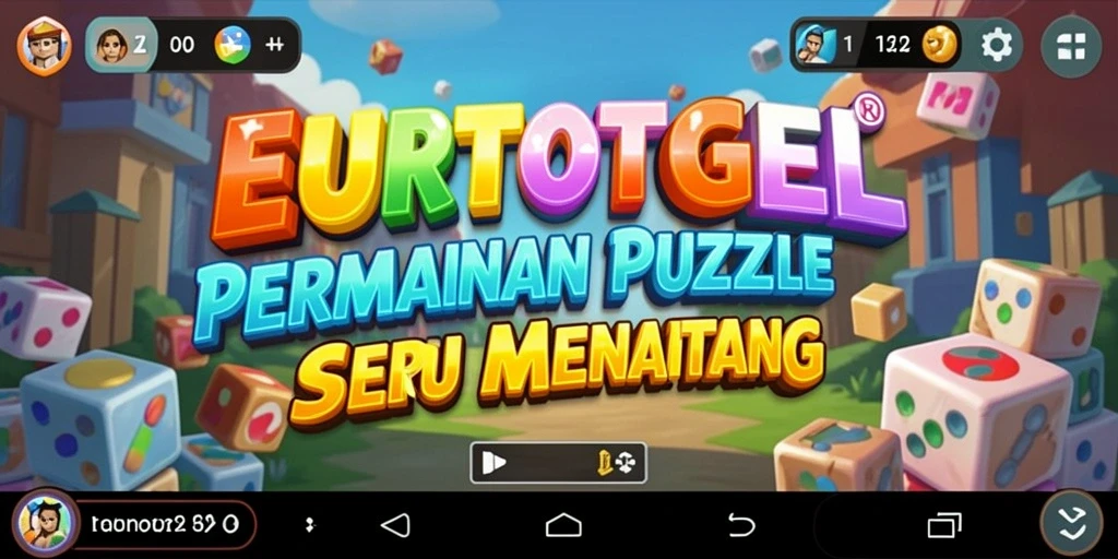 Screenshot EUROTOGEL menampilkan gameplay Puzzle yang menarik.