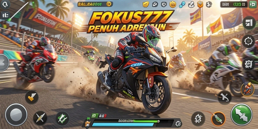 Tampilan gameplay FOKUS777 yang mendebarkan dan penuh aksi.