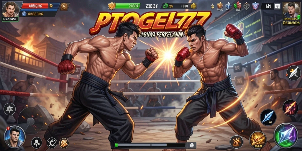 Tampilan gameplay <strong>JPTOGEL77</strong> yang mendebarkan dalam pertempuran seru.