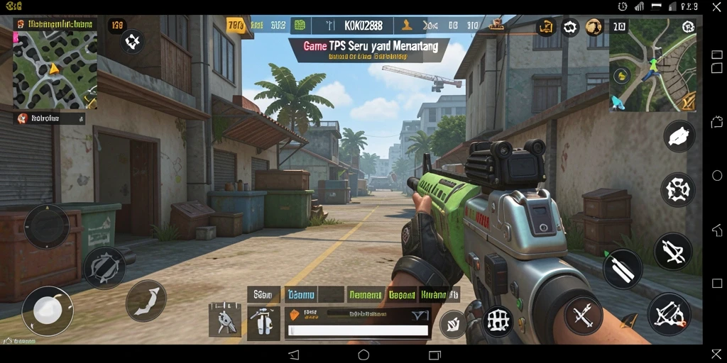 Tangkapan layar utama dari gameplay TPS di KOKO288