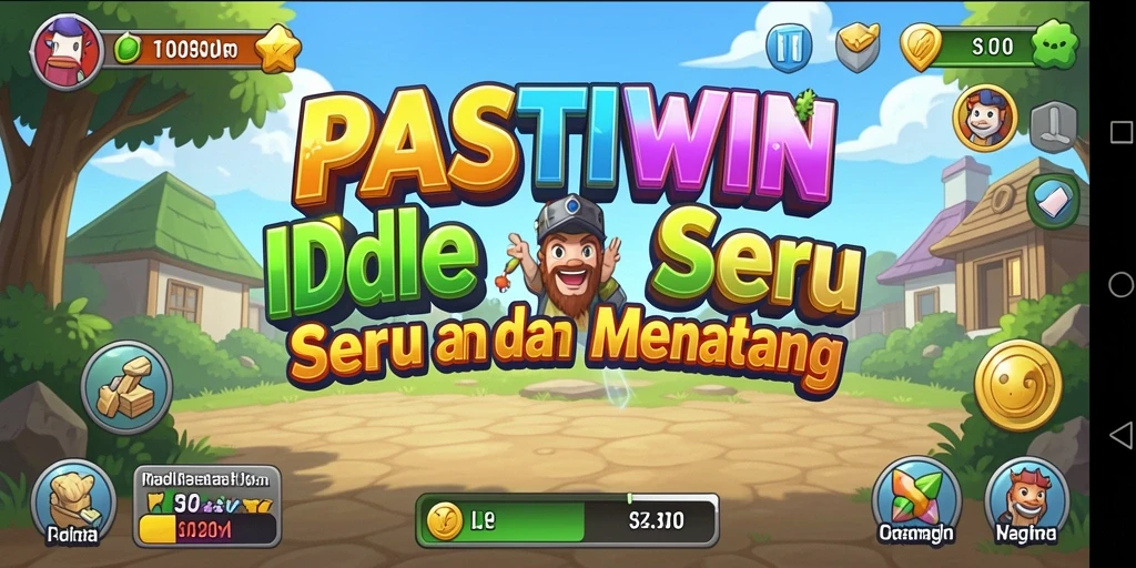 Screenshot utama PASTIWIN menampilkan gameplay yang seru dan interaktif.