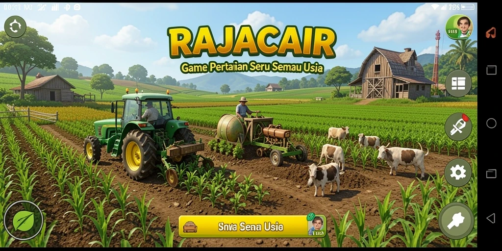 Pengalaman seru bermain game pertanian RAJACAIR dengan grafis menawan.