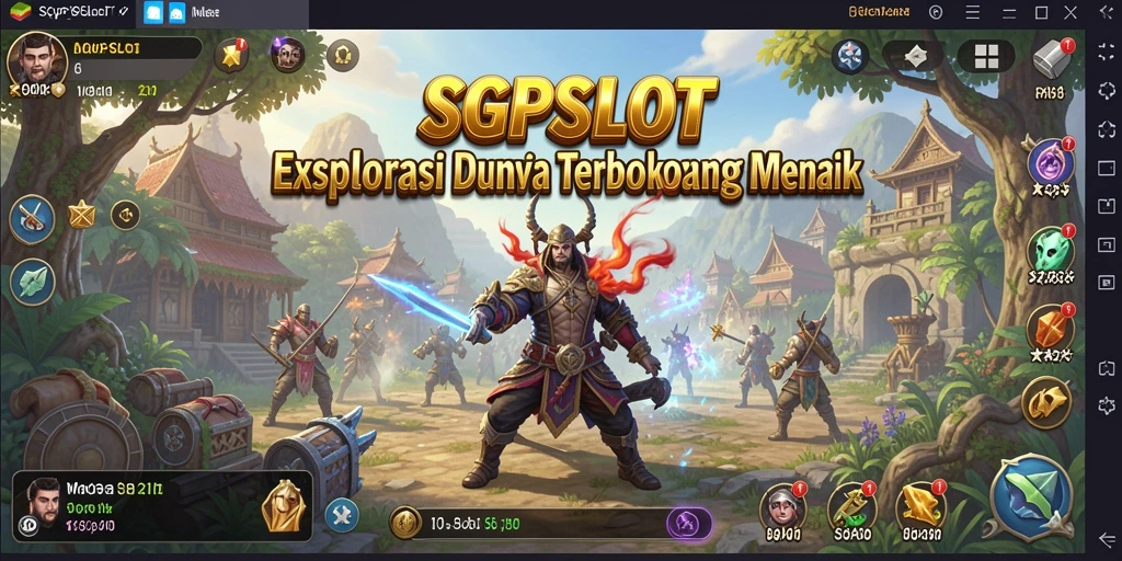 Gameplay menarik SGPSLOT dalam dunia yang luas dan terbuka.
